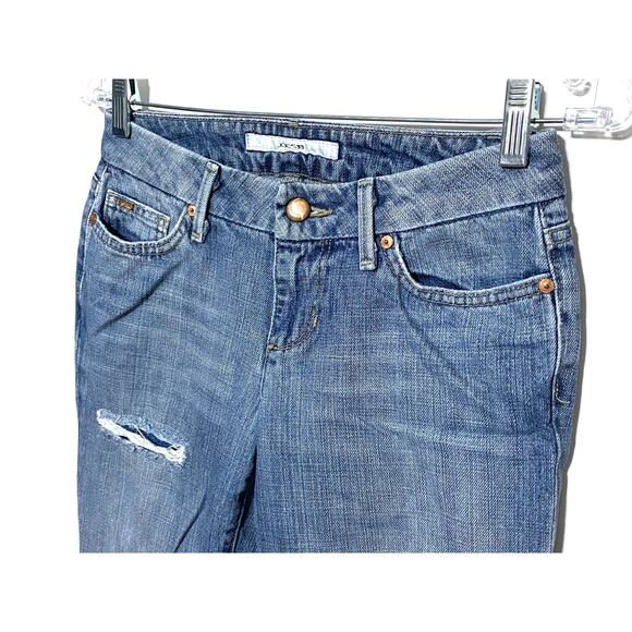 Joes Jeans The Honey Houston Low Rise Bootcut Womens 25 Distressed Ripped Grunge - Picture 3 of 7